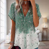 Vintage-Bluse Mit Farbverlauf