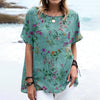 Vintage-T-Shirt Mit Blumenmuster