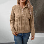 Lässiger Pullover Mit Zopfmuster