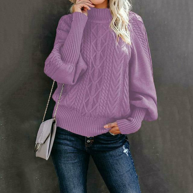 Eleganter Fester Strickpullover