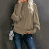 Eleganter Fester Strickpullover