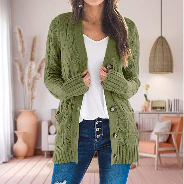 Lässige Strickjacke