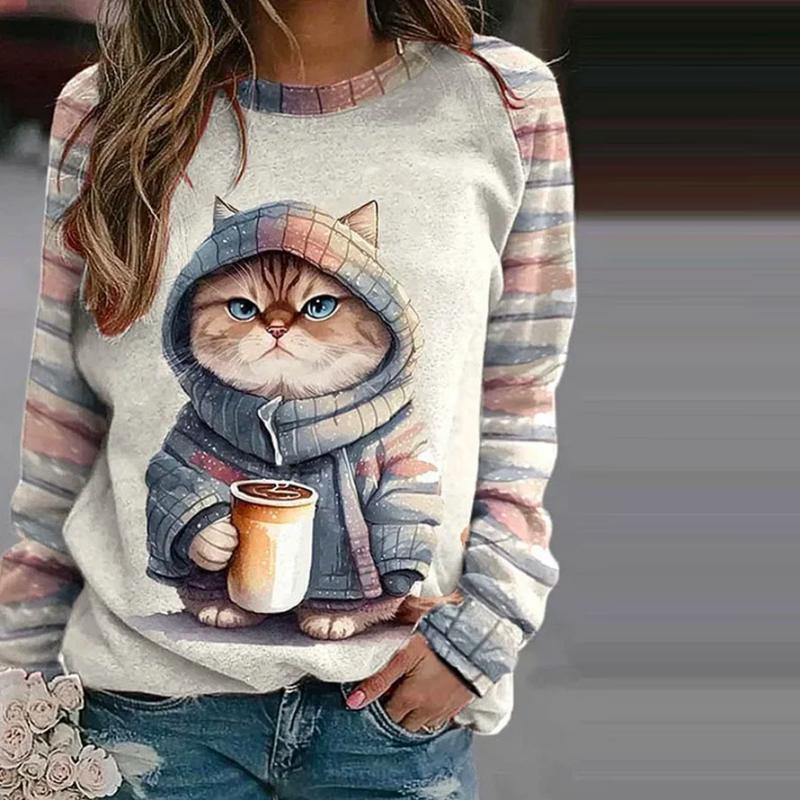 Katzenmuster Mit Maria & Lässiges Sweatshirt – Gabriele
