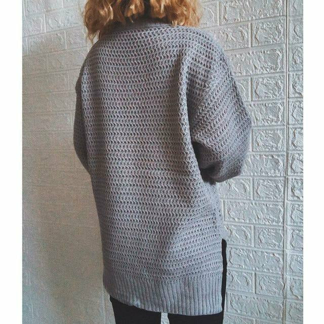 Eleganter Fester Strickpullover